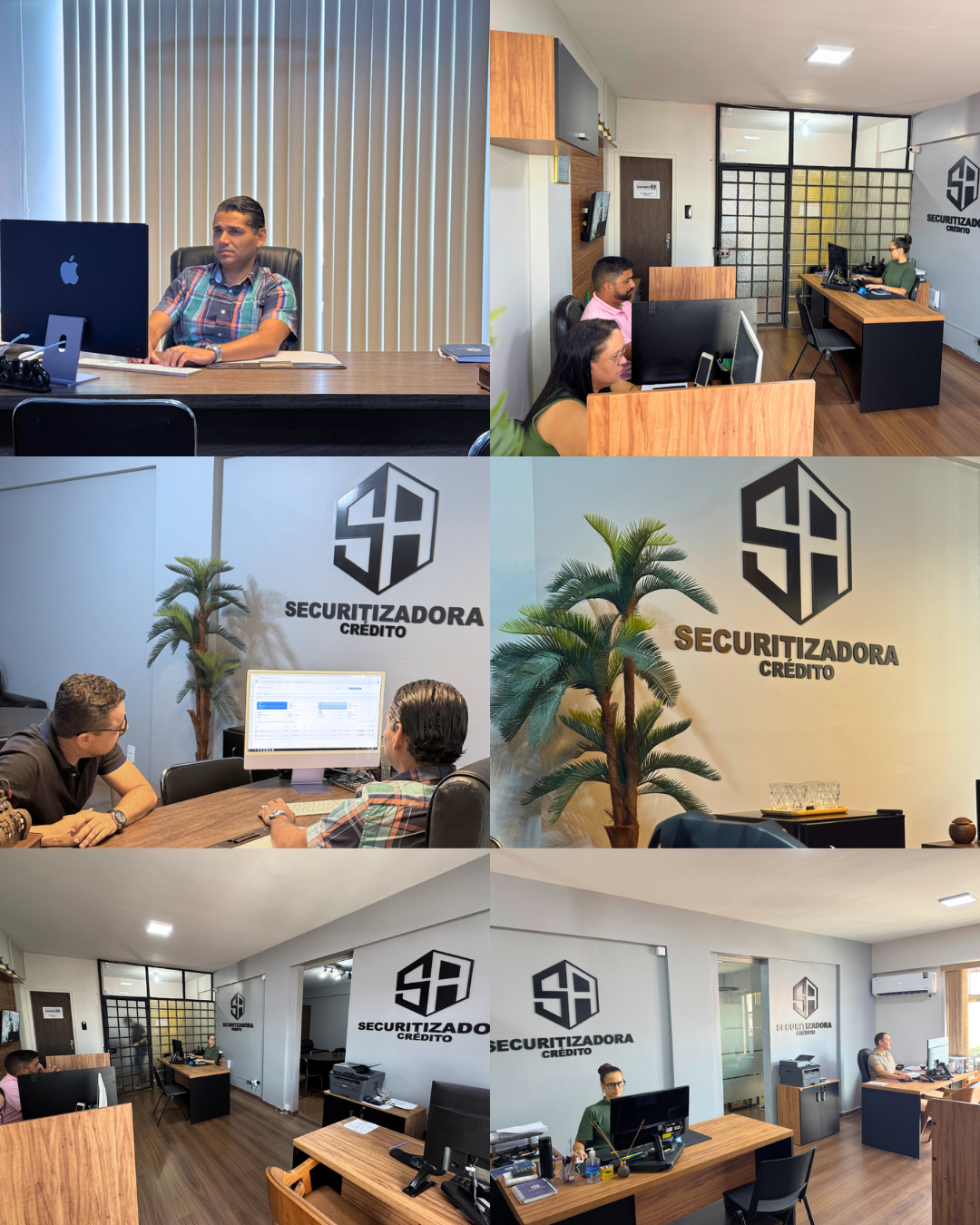 Equipe, atendimento e instalações da SA Securitizadora